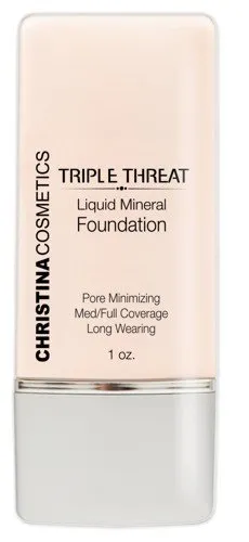 Triple Threat Liquid Mineral Foundation in Ivory