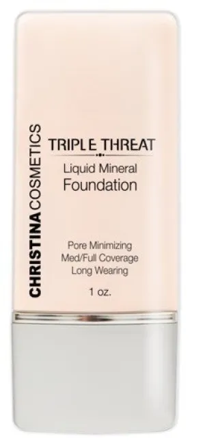 Triple Threat Liquid Mineral Foundation in Ivory