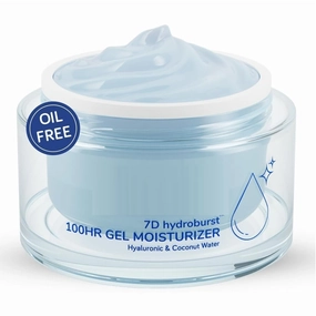 Tubees 7D Hydro Burst Oil-Free Water Gel Face Moisturizer with Hyaluronic Acid, Ceramides & Peptides for 100HR Hydration | Skin Barrier Repair Cream For All Skin Types | Men & Women, 50 ml