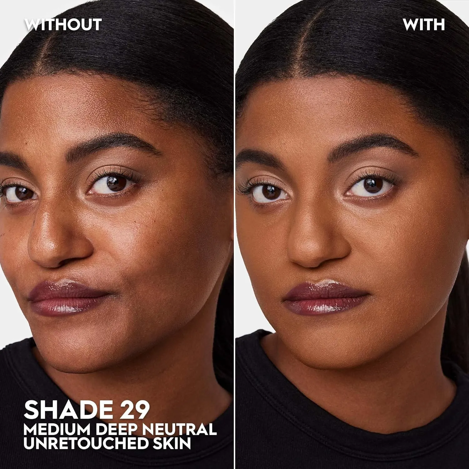 Urban Decay Face Bond Waterproof Foundation, Medium Coverage, Natural Matte Finish, 3% Niacinamide Serum, Self-Setting   Transfer-Resistant, Sweat-Proof, Blurs Skin - 1 fl oz