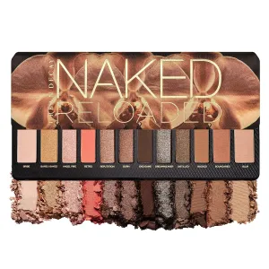 Urban Decay Naked Reloaded, Nude Bronze Neutral Eyeshadow Palette, Matte, Metallic, Shimmer Finish, 12 Warm Bronze Eye Shadows, Natural Soft Glam Smokey Eye Makeup, Vegan, Cruelty-free