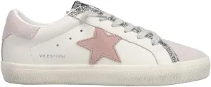 Vintage Havana Womens Flair Glitter Slip On Sneakers Shoes Casual - Pink