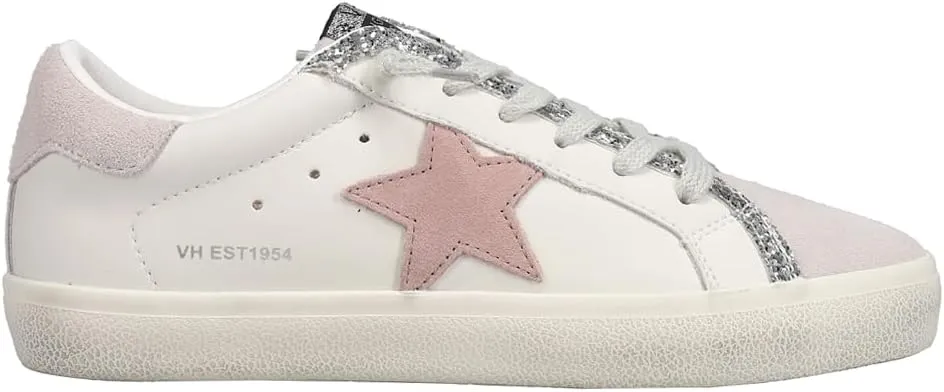Vintage Havana Womens Flair Glitter Slip On Sneakers Shoes Casual - Pink
