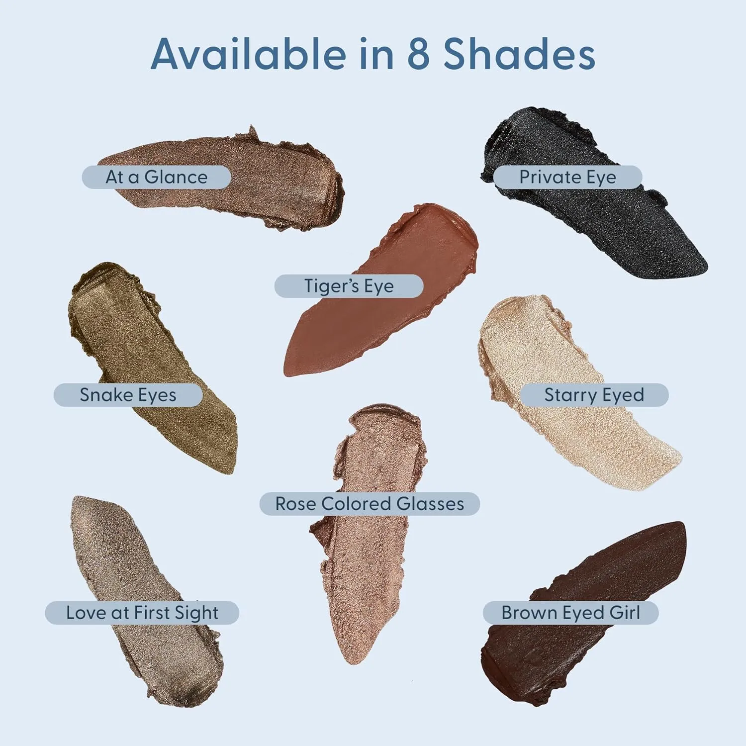 Visionary Eye Shadow Stick – Shimmer Cream Eye Shadow Pencil - Safe for Sensitive Eyes - Ophthalmologist Developed – Vegan, Cruelty-Free, Clean Ingredients (Brown-Eyed Girl)
