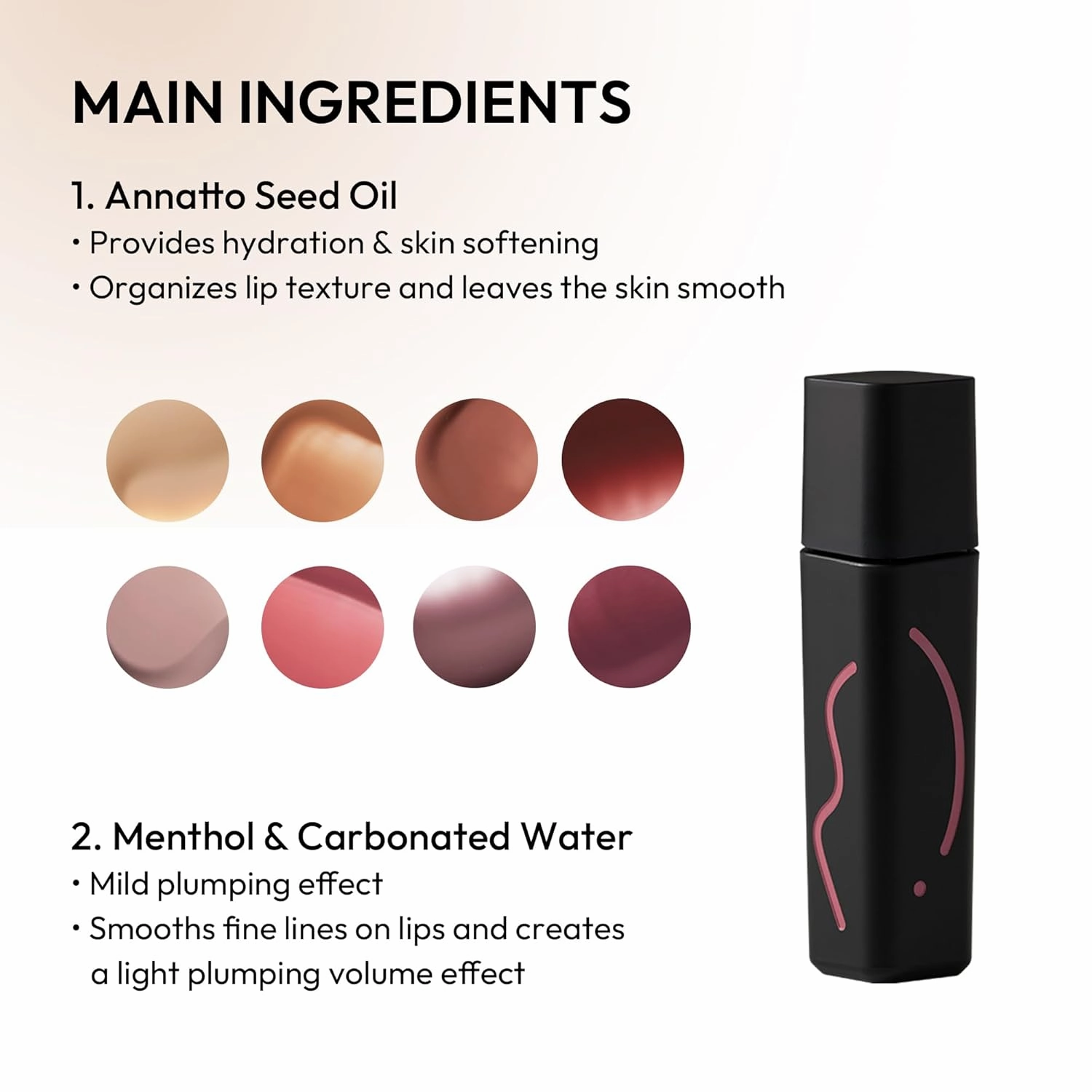Wink Lip Shade Primer - All Day Top Coat, Smudge-Proof Base, Semi-Matte Long-Lasting Lip Primer (04 Deep Mahogany)
