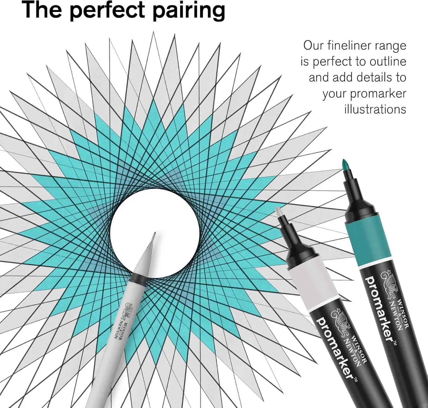 Winsor & Newton ProMarker Brush Set, 6 Count, Skin Tones