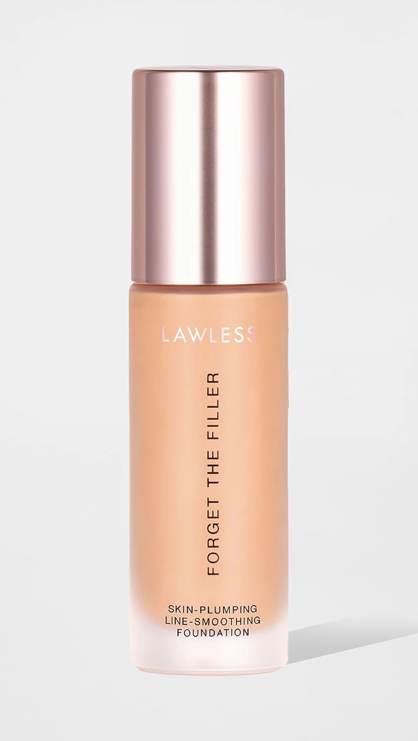 Women's Forget the Filler Skin-Plumping Line-Smoothing Foundation, 9L, light medium with warm undertones, 1.0 Ounce