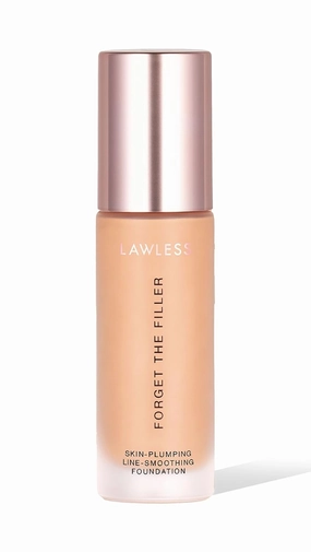 Women's Forget the Filler Skin-Plumping Line-Smoothing Foundation, 9L, light medium with warm undertones, 1.0 Ounce
