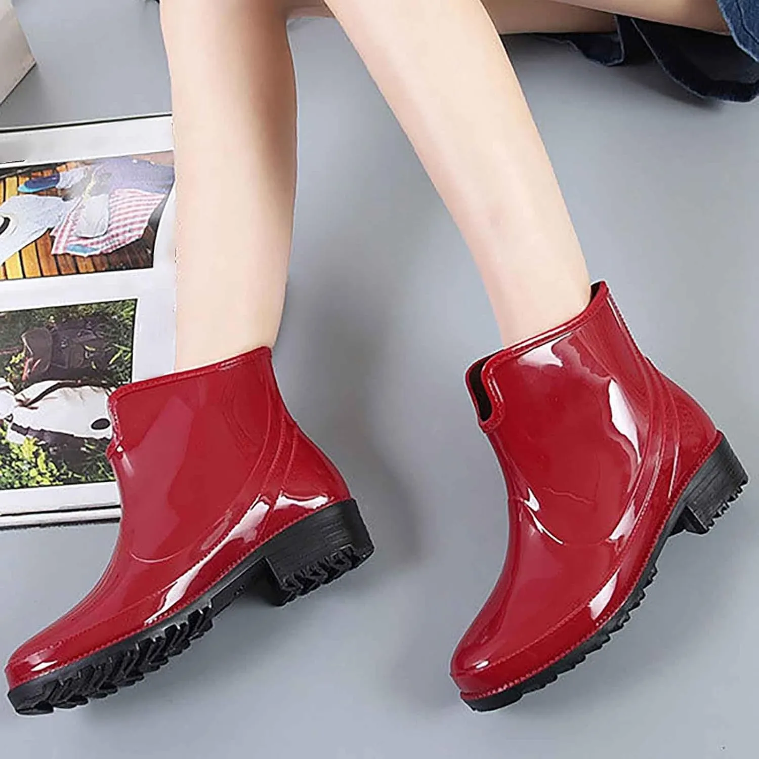 Women's Classic Rain Boot Women Boots Wedge