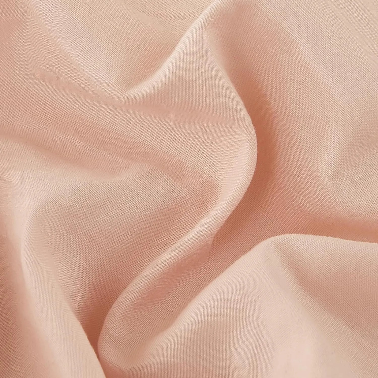 WRENSONGE Queen Comforter Set - 3 Pieces Prewashed Blush Pink Soft Lightweight Bedding for All Seasons, Fluffy Down Alternative Pink Comforter Queen Size with 2 Pillow Shams