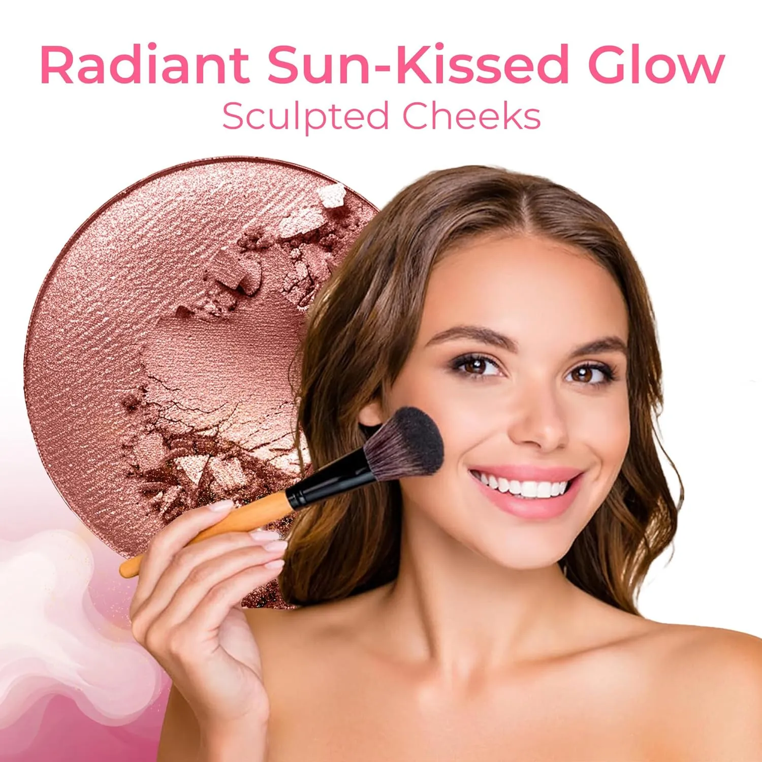 XL KIT (DEEP TAN) Full Size Mineral Makeup Set Foundation Sheer Bare Face Matte Powder Cover