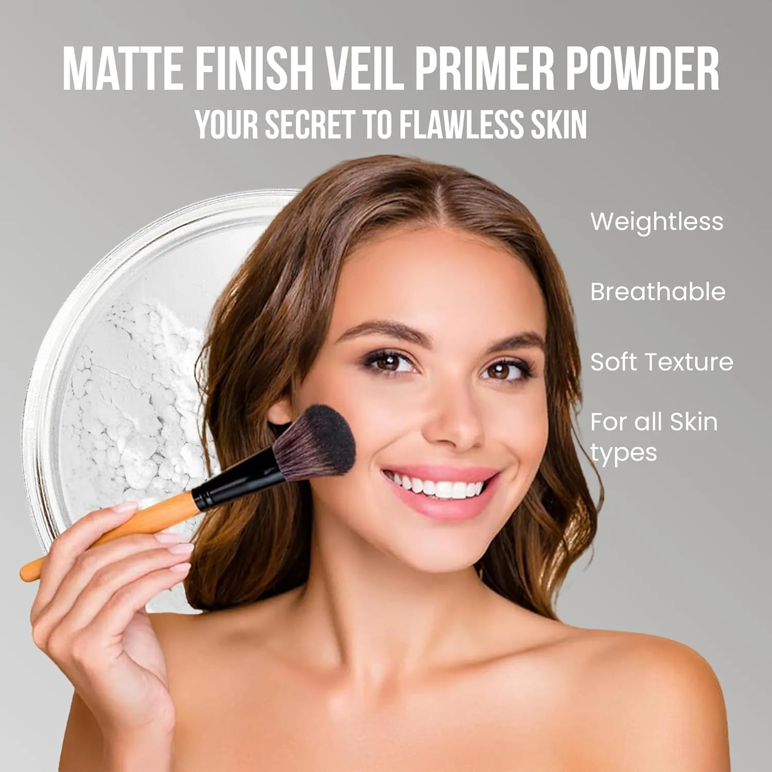 XL KIT (DEEP TAN) Full Size Mineral Makeup Set Foundation Sheer Bare Face Matte Powder Cover