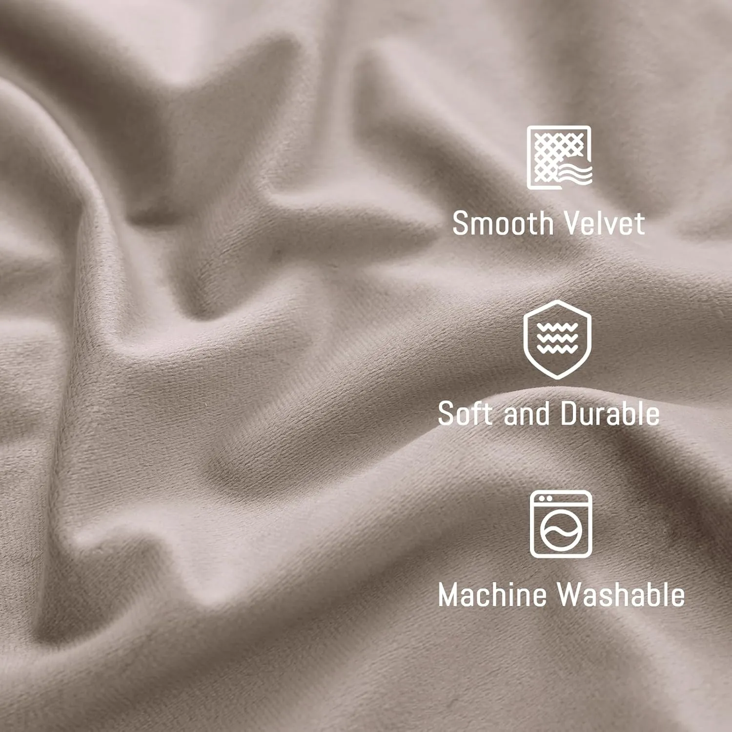 Yakamok Velvet Curtains 108 inches Long - Retro Blush Pink Thermal Insulated Light Blocking Window Drapes for Living Room, Privacy Protect Room Dividers for Bedroom, W52 x L108, 2 Panels Rod Pocket