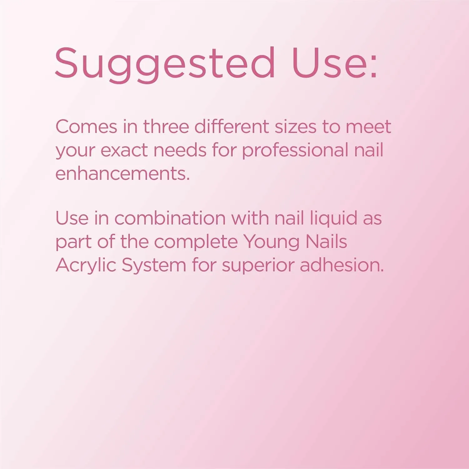 Young Nails Acrylic Cover Powder - Self-Leveling Acrylic Nail Powder, Clear Nude Pink White Acrylic Powder for Nail Extenstion, Professional Grade, Superior Adhesion, Color - Blush, 45g