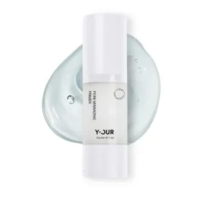 Y’OUR Pore Minimizer Velvet Veil Primer: Hydrating, Oil-Controlling & Long-Lasting; Blur Makeup for Flawless Base; Photo Finish Foundation Coverage; Brightens with Vitamins C & E. Made in USA