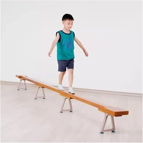 YXXSDP Gymnastics Balance Beam for Home Club, Professional Extra-Firm Floor Beam/Walking Beams, with Anti-Slip Feet Pads, for All Gymnastics Skills Training